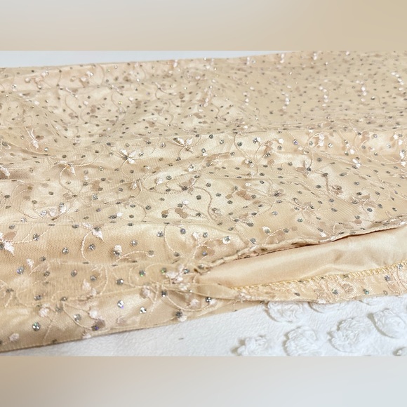 Custom Taylor Swift Fearless Two-Piece Prom Dress - Champagne/Diamond - 2 - Picture 11 of 14